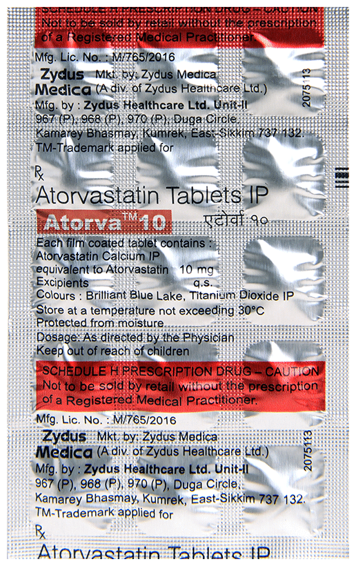 Atorva 10 Tablet - Image 1
