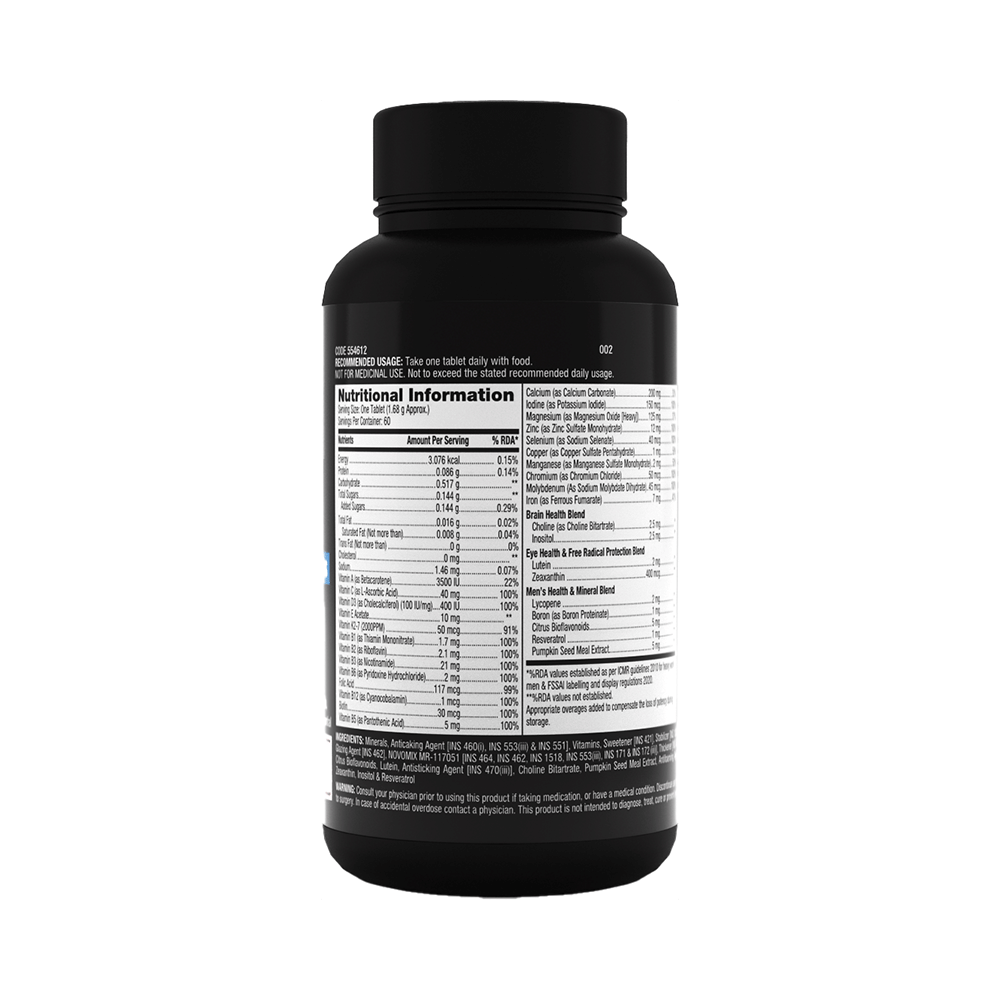 GNC Mega Men One Daily Multivitamin for Muscle Performance, Immunity & Brain Health | Tablet - Image 2