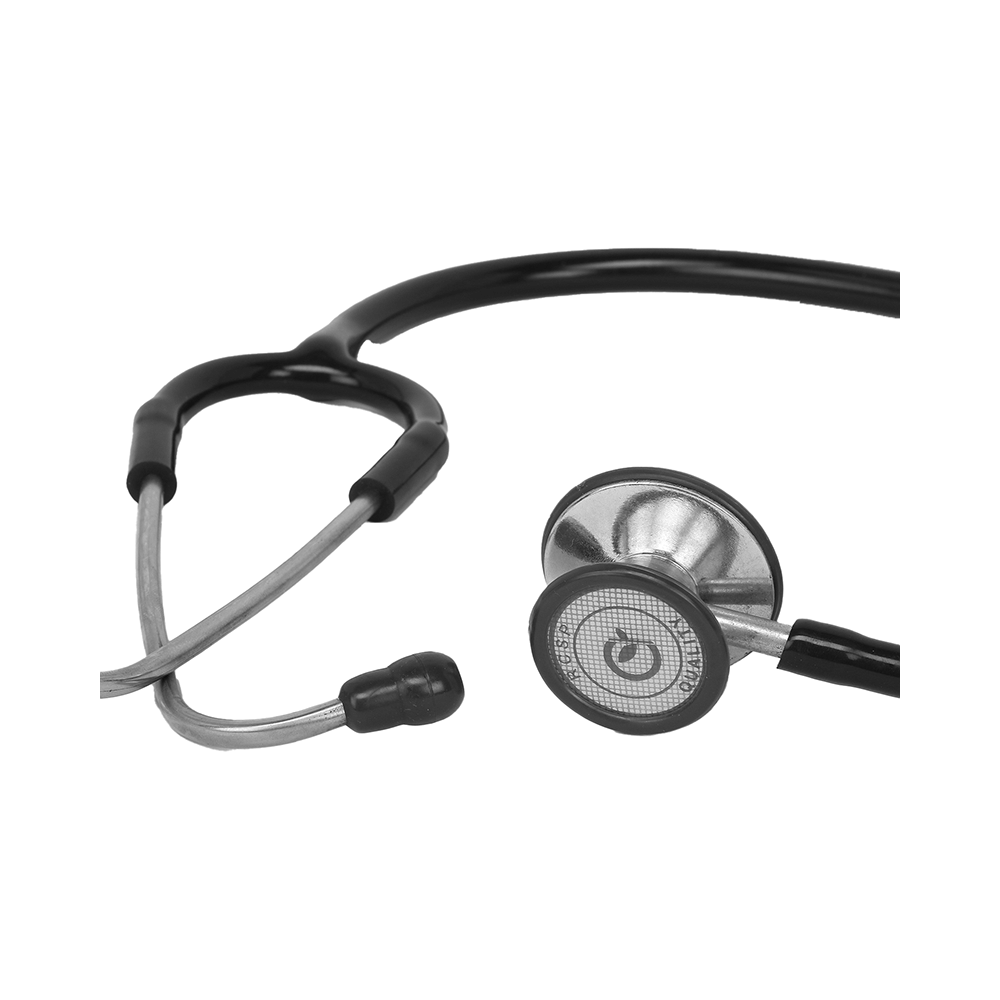 RCSP Dual Head Stethoscope Black - Image 2