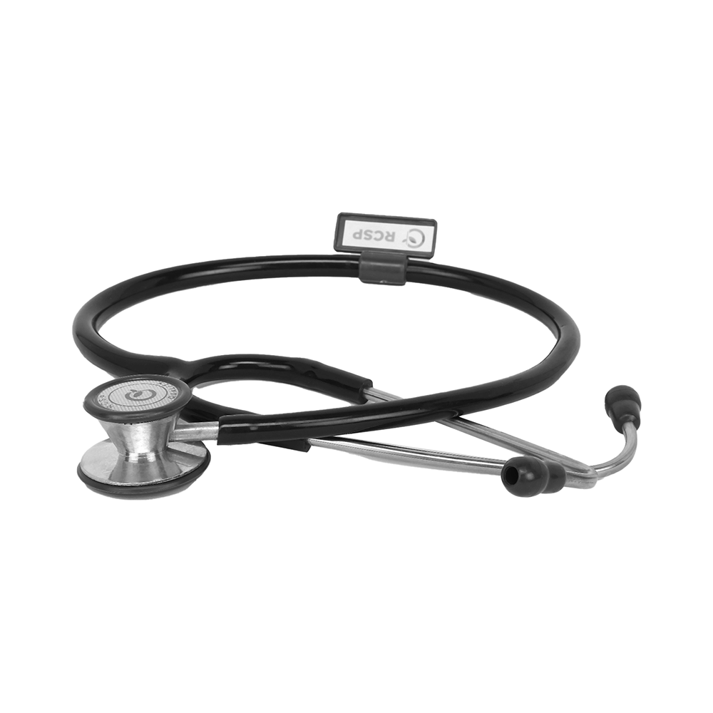 RCSP Dual Head Stethoscope Black