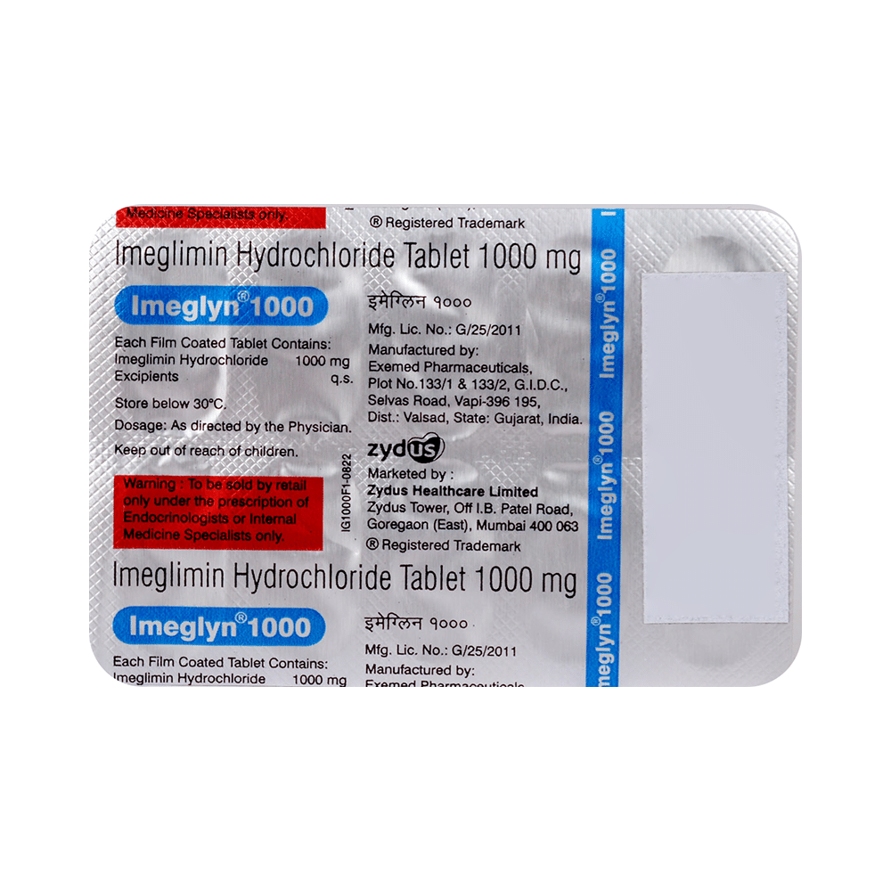 Imeglyn 1000 Tablet - Image 4