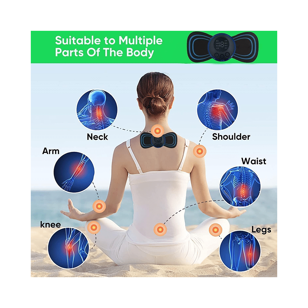 Agarwals Combo Pack of EMS Electric Foot Mat Massager & Electric Mini Butterfly Massager - Image 2