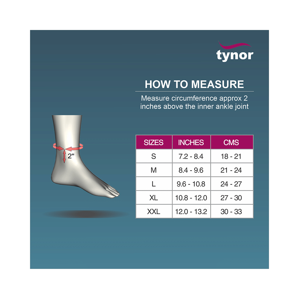 Tynor D-25 Anklet Comfeel (Pair) XXL - Image 4