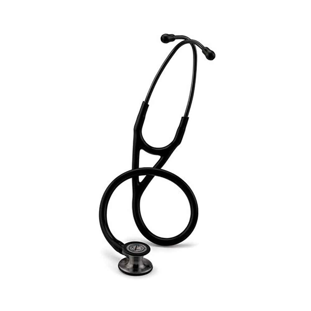 3M Littmann 6162 Cardiology IV Smoke Finish Chestpiece Black Tube Stethoscope 27inch