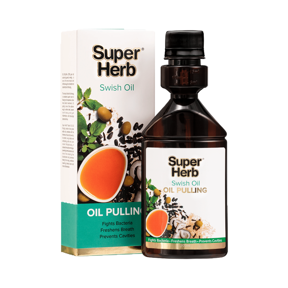Super Herb Swish Oil (Oil Pulling) - Image 1