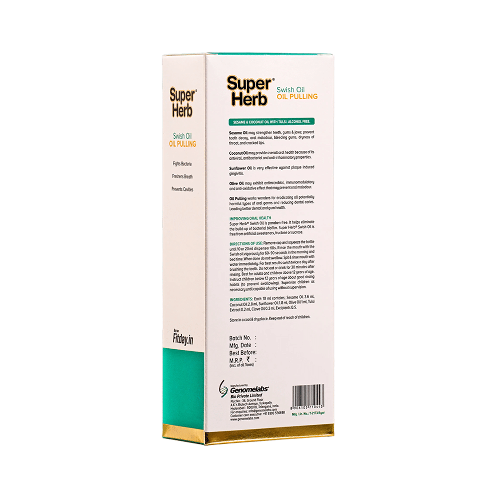 Super Herb Swish Oil (Oil Pulling) - Image 2