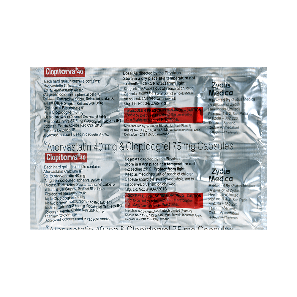 Clopitorva 40 Capsule - Image 2