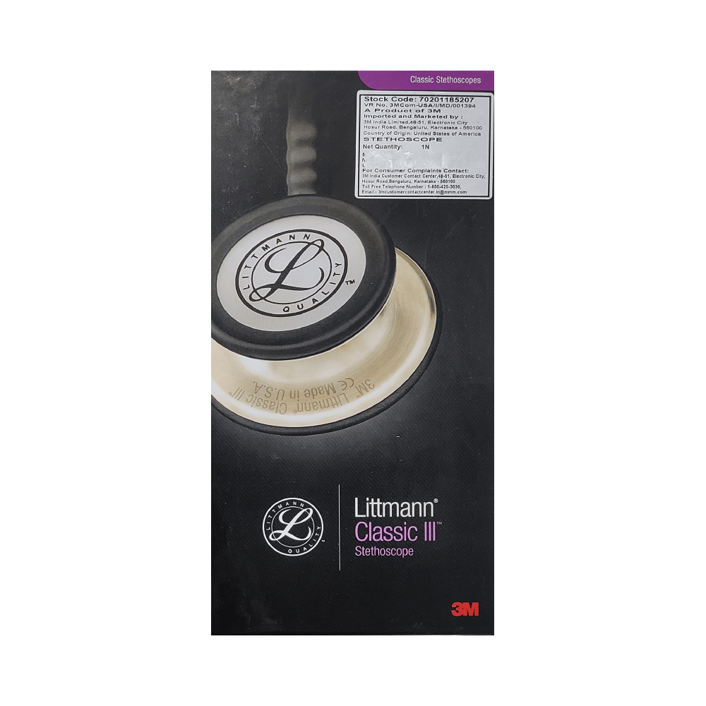 3M Littmann 5809 Classic III Stethoscope, Copper-Finish Chestpiece, Chocolate Tube, 27 Inch