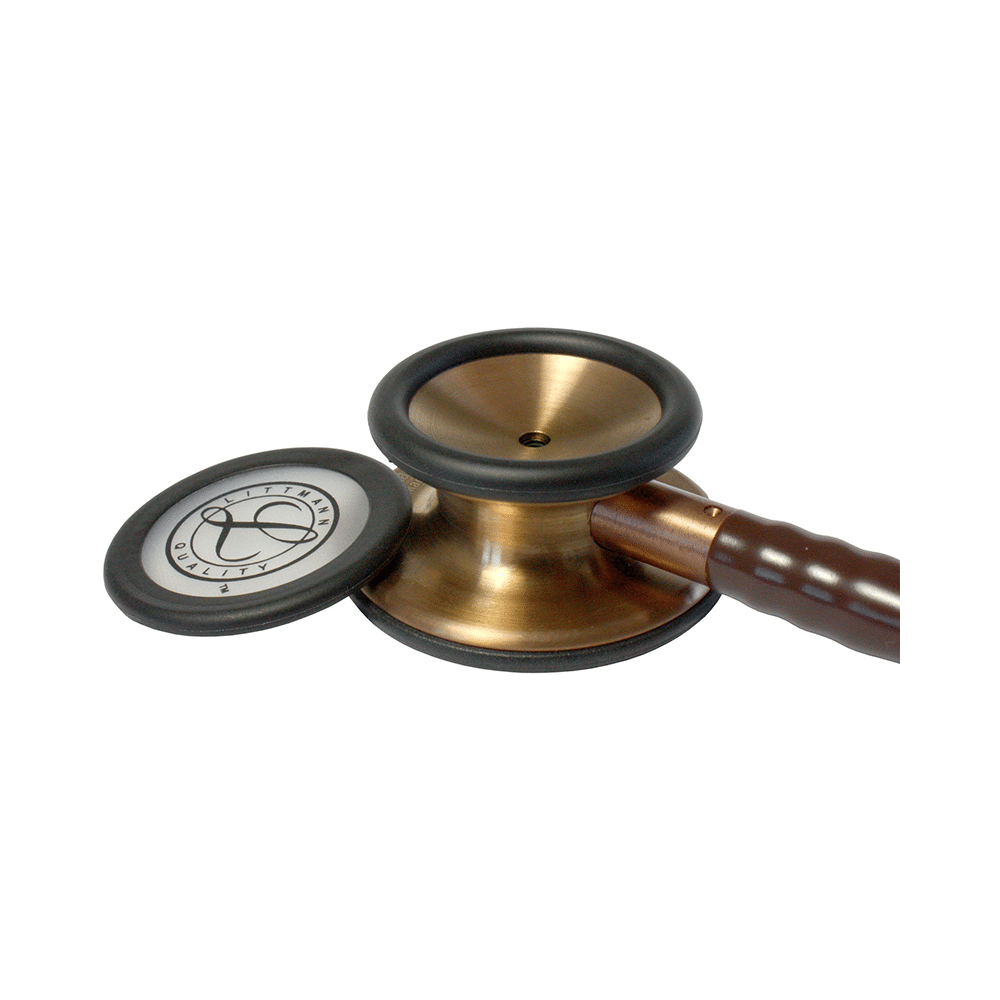 3M Littmann 5809 Classic III Stethoscope, Copper-Finish Chestpiece, Chocolate Tube, 27 Inch - Image 4