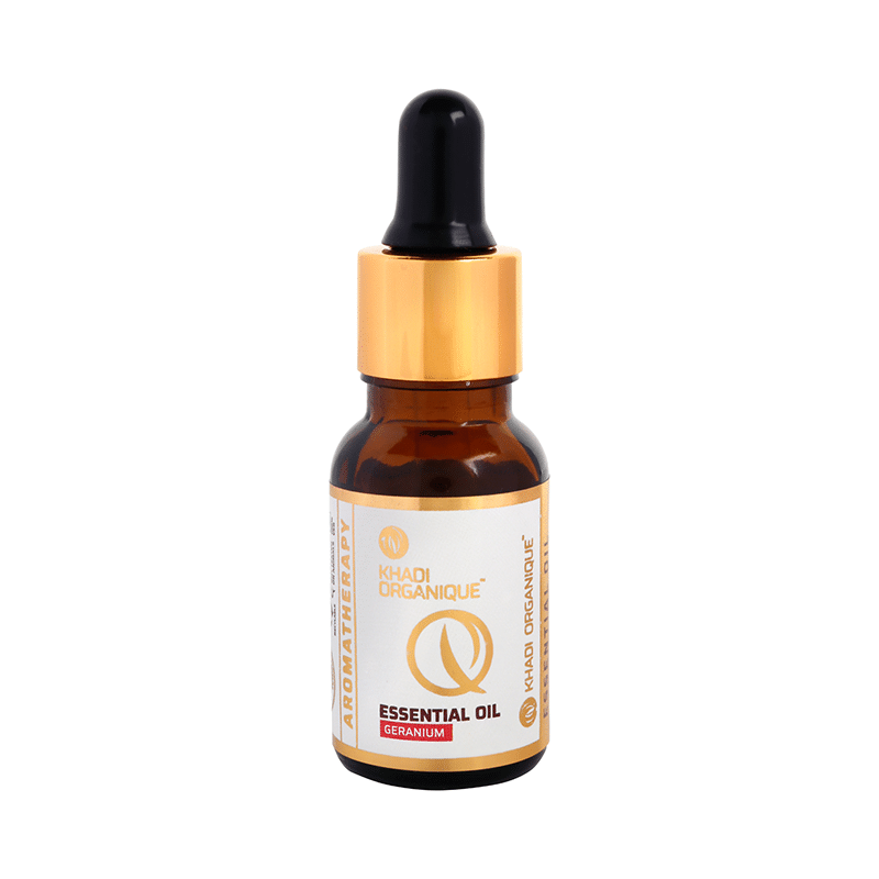 Khadi Organique Geranium Essential Oil - Image 2