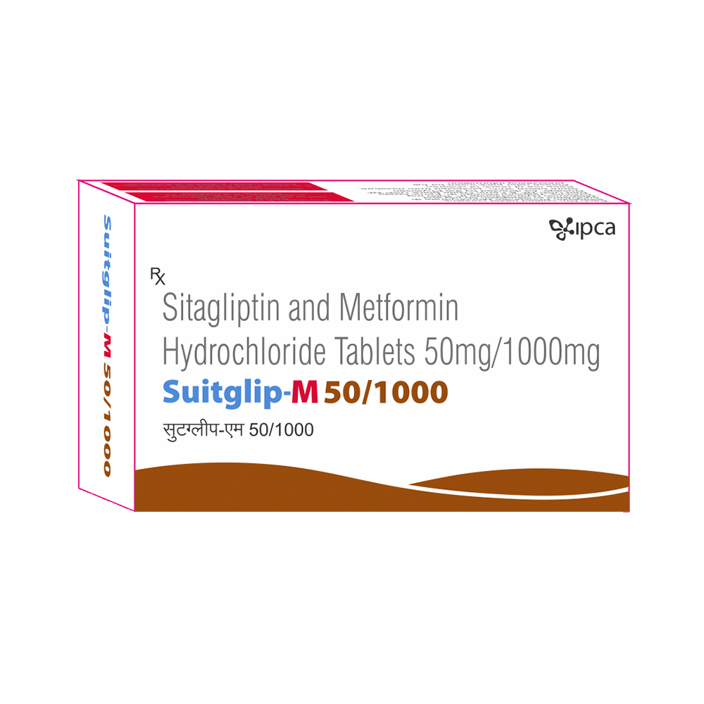Suitglip-M 50/1000 Tablet