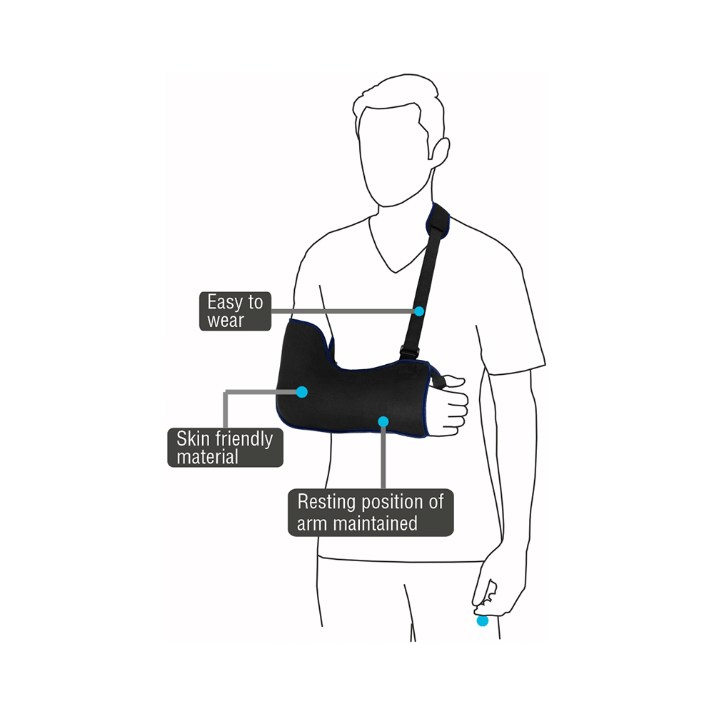 Vissco Tropical Arm Sling 0820 Black Large - Image 3