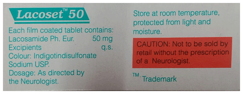 Lacoset 50 Tablet - Image 2