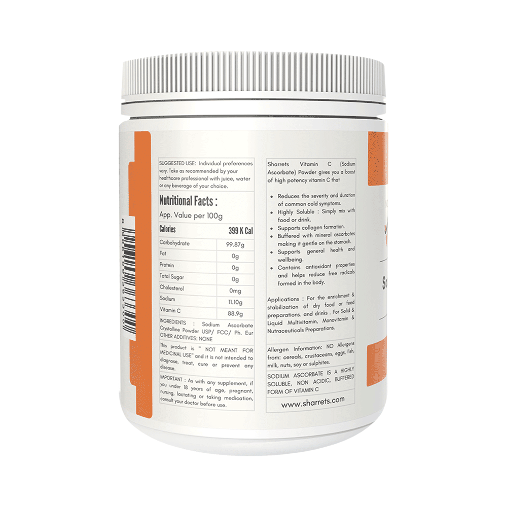 Sharrets Vitamin C Sodium Ascorbate Crystalline Powder - Image 3