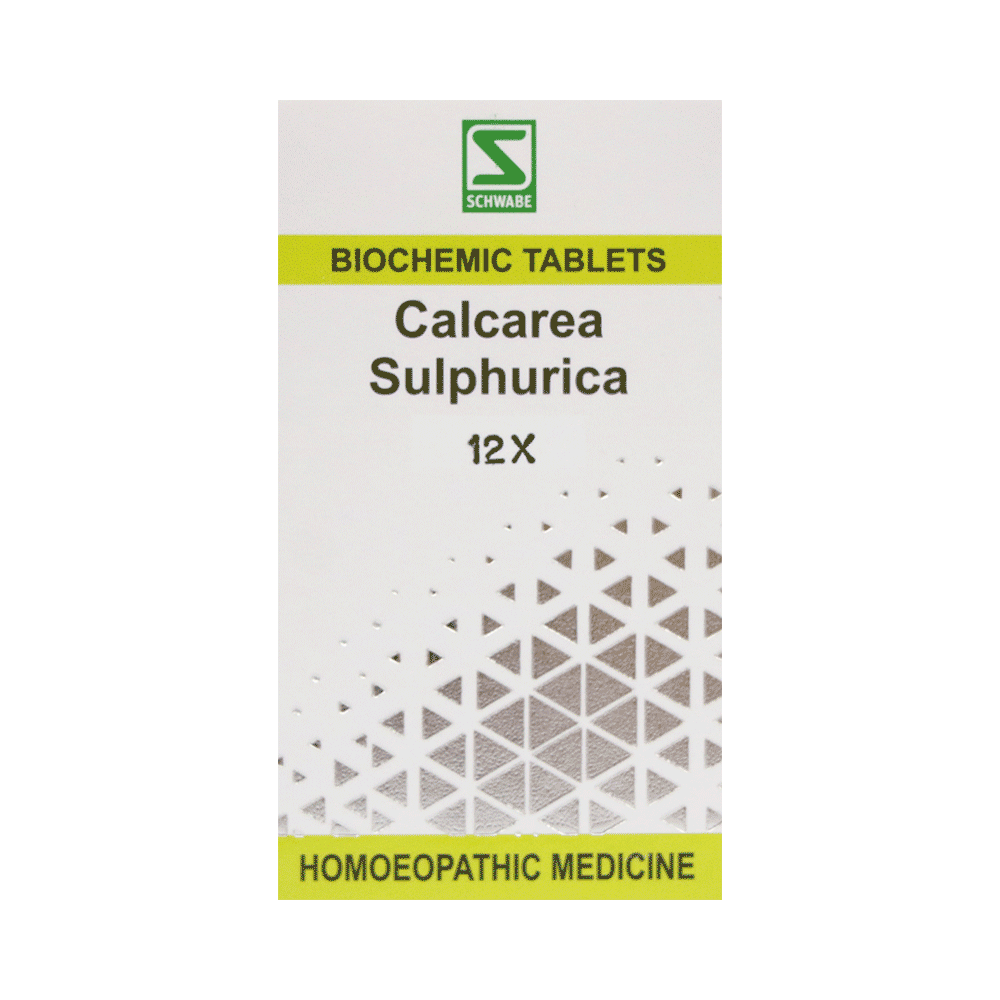 Dr Willmar Schwabe India Calcarea Sulphurica Biochemic Tablet 12X