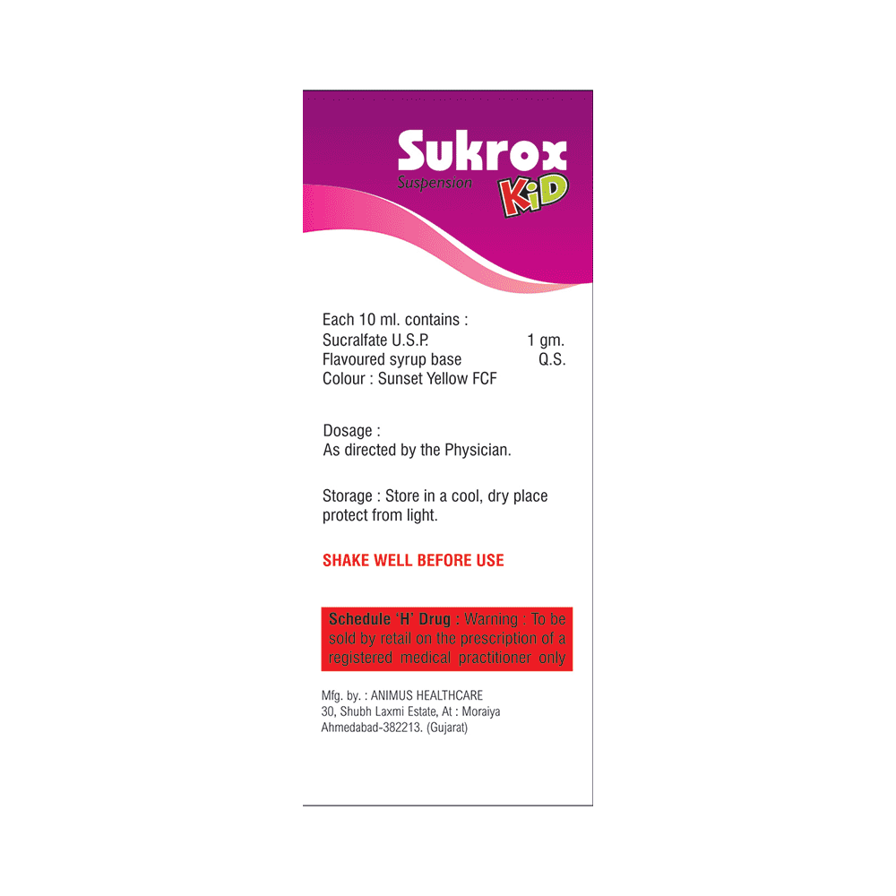 Sukrox Kid Oral Suspension - Image 2