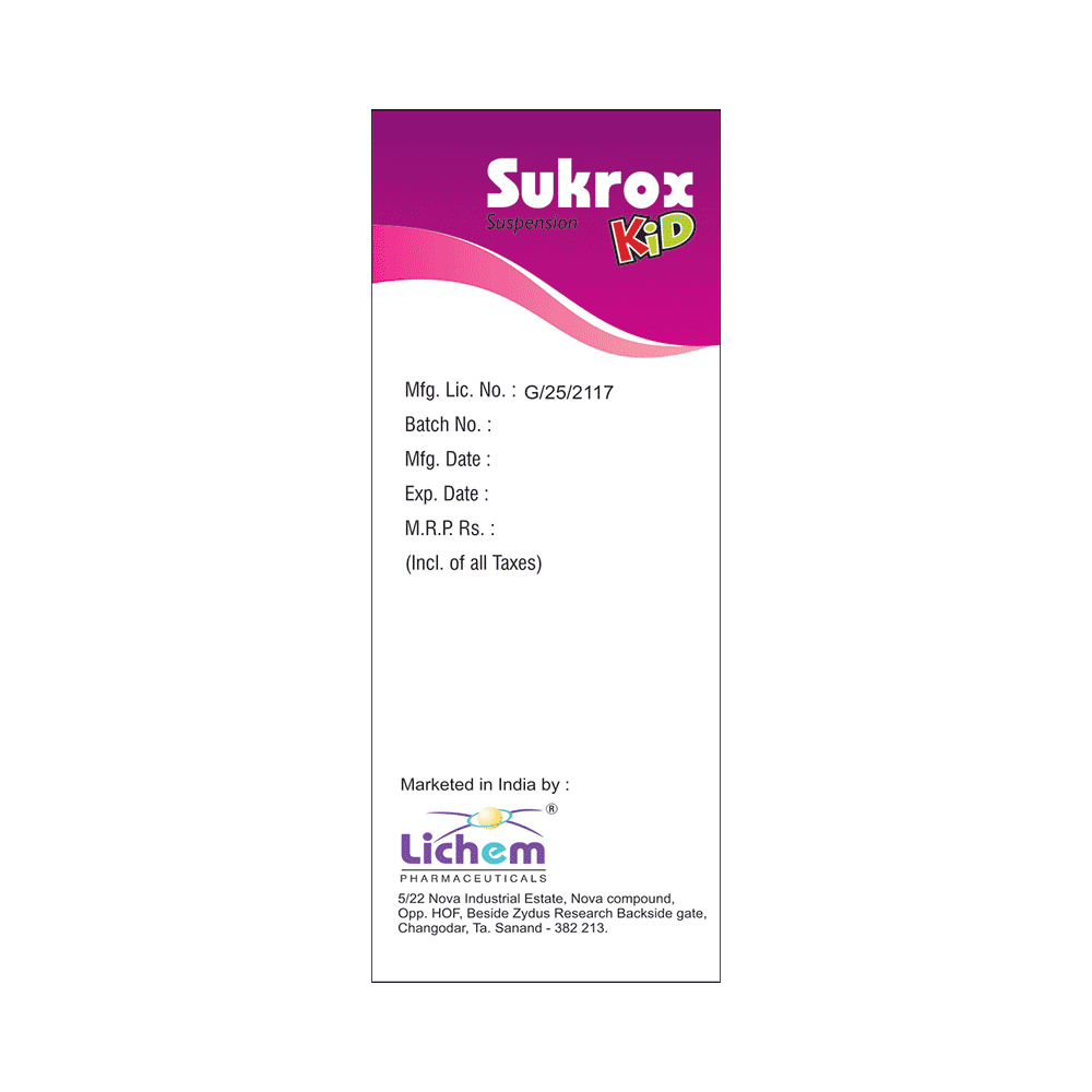 Sukrox Kid Oral Suspension - Image 3