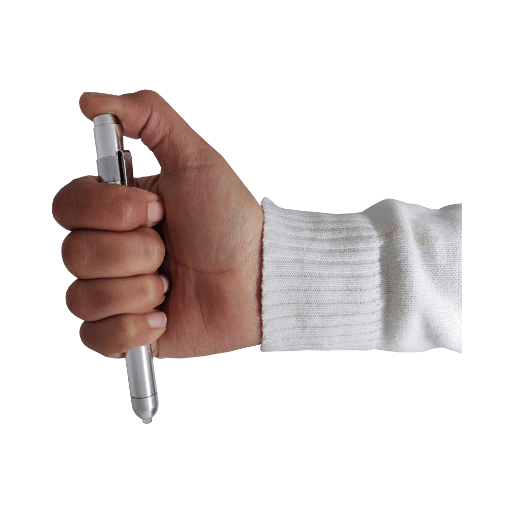 Sahyog Wellness Metal Mini Medical Pocket Pen Torch with Yellow Light - Image 2