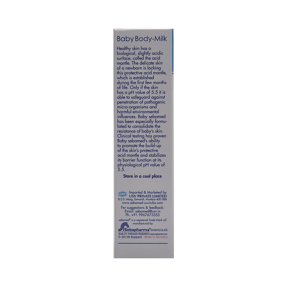 Sebamed Baby Body Milk Lotion with Panthenol | pH 5.5 - Image 5