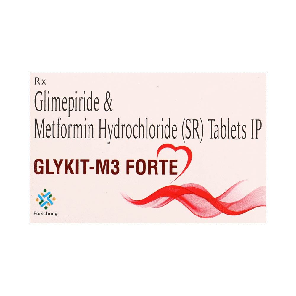 Glykit-M 3 Forte Tablet SR - Image 1