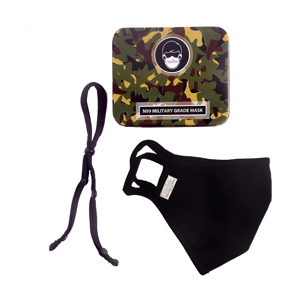 Advind Healthcare Large Black Military Grade N99 Mask - Image 3
