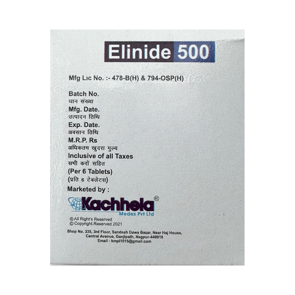 Elinide 500 Tablet - Image 3