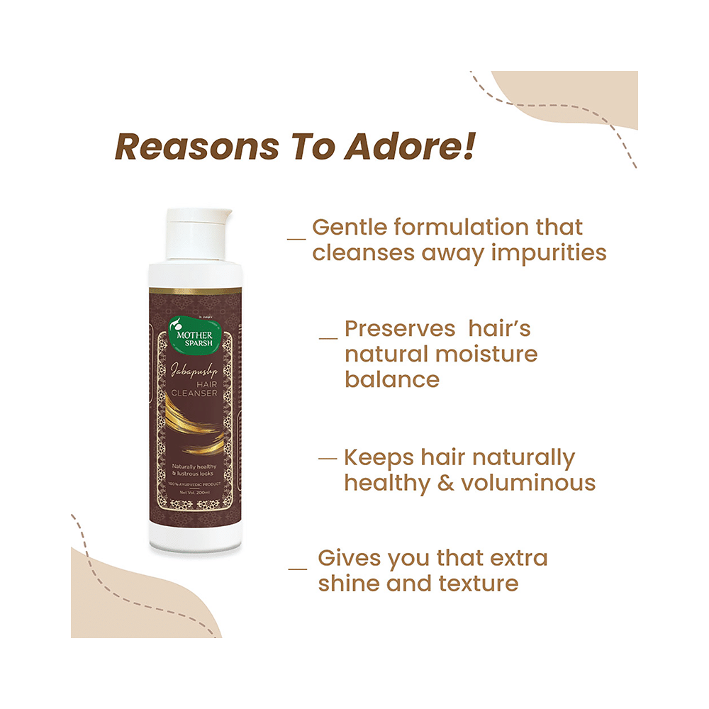 Mother Sparsh Jabapushp Hair Cleanser - Image 3