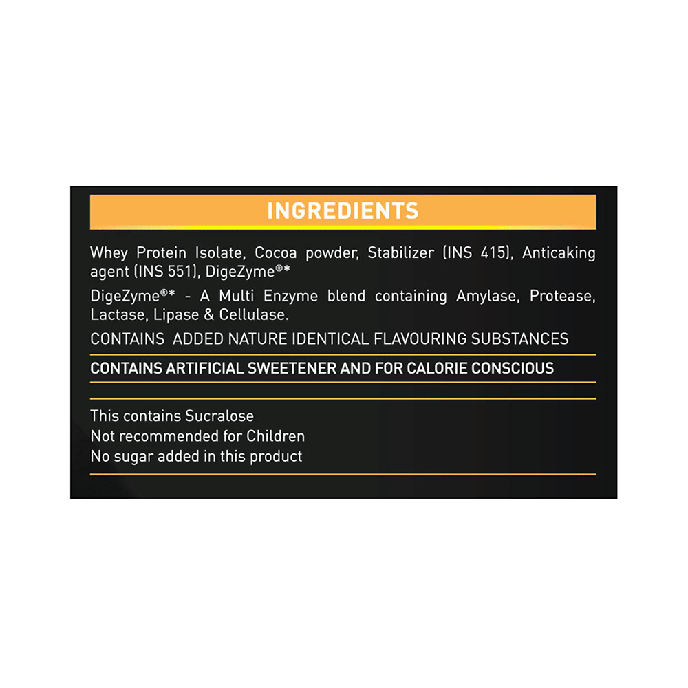 MuscleBlaze Whey Gold 100% Whey Protein Isolate | With Digestive Enzymes | Powder for Muscle Synthesis | Flavour Powder Rich Milk Chocolate - Image 5