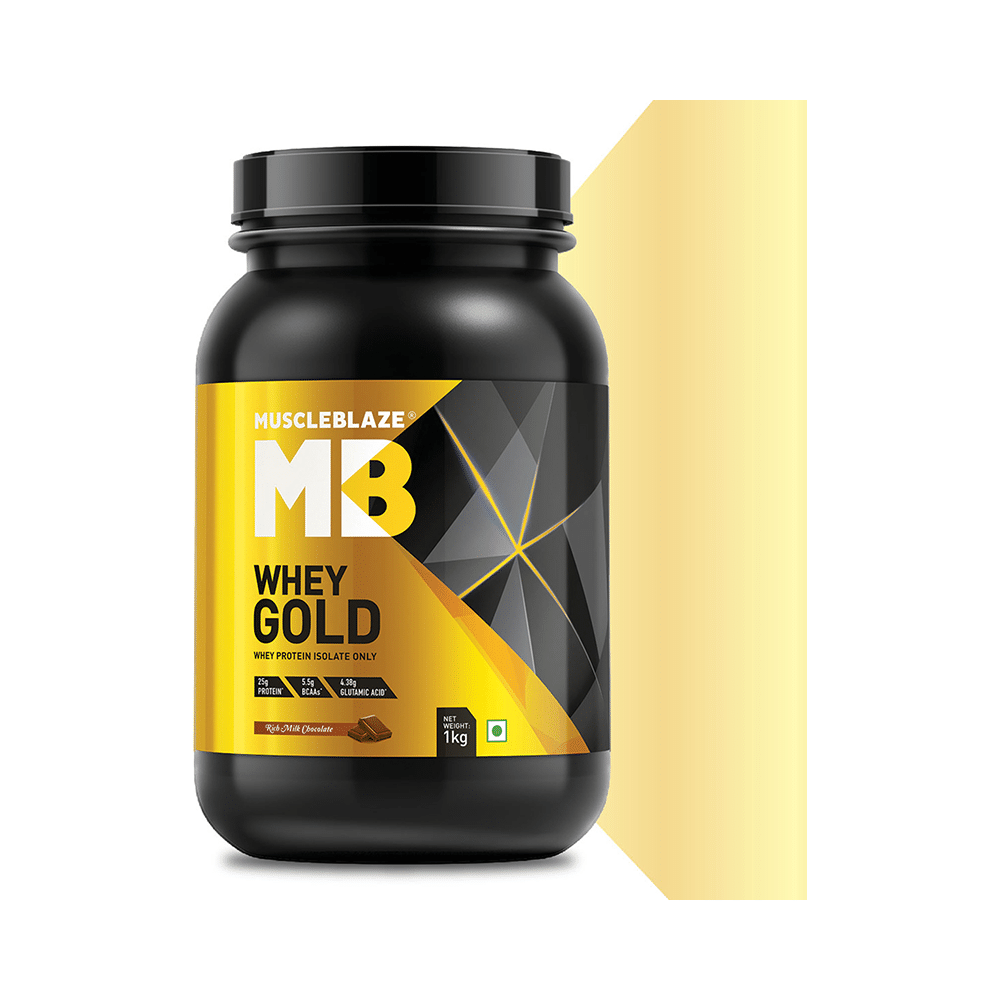 MuscleBlaze Whey Gold 100% Whey Protein Isolate | With Digestive Enzymes | Powder for Muscle Synthesis | Flavour Powder Rich Milk Chocolate - Image 8