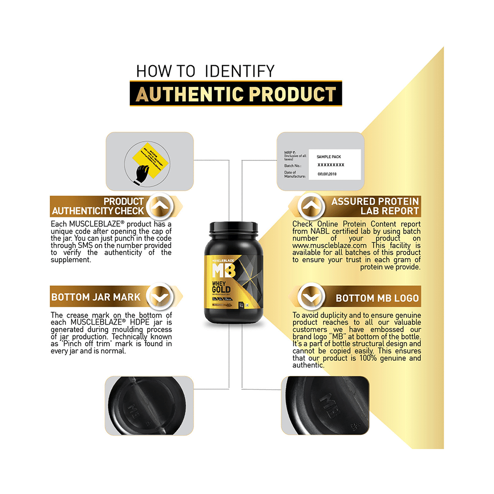 MuscleBlaze Whey Gold 100% Whey Protein Isolate | With Digestive Enzymes | Powder for Muscle Synthesis | Flavour Powder Rich Milk Chocolate - Image 7