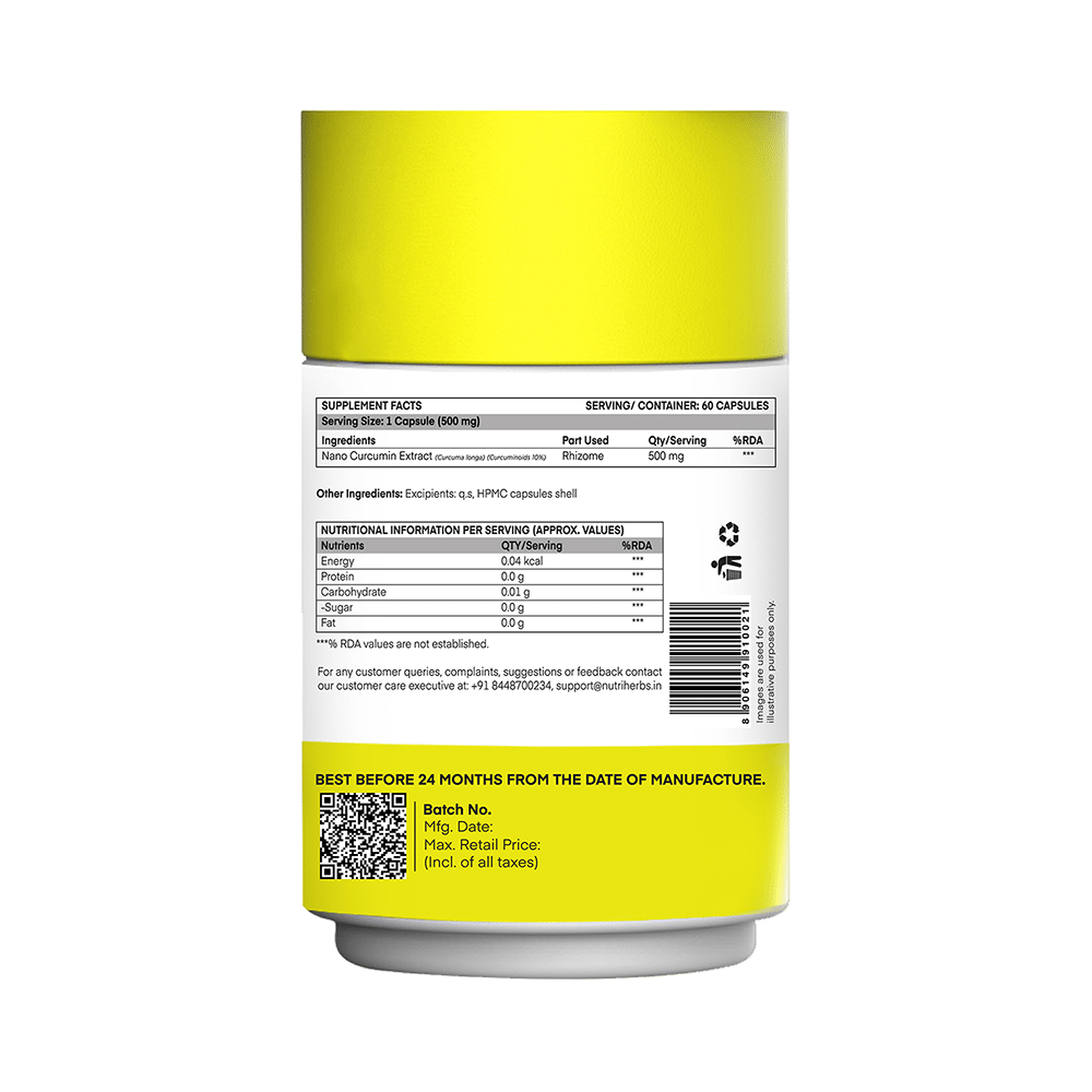 Nutriherbs Nano Curcumin Capsule - Image 2