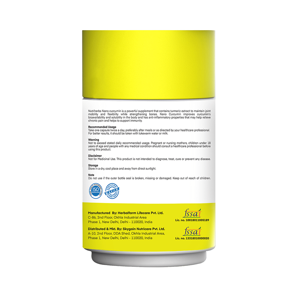 Nutriherbs Nano Curcumin Capsule - Image 3