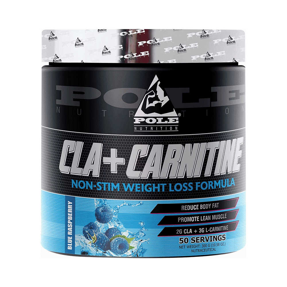 Pole Nutrition CLA + Carnitine Powder Blue Raspberry - Image 1