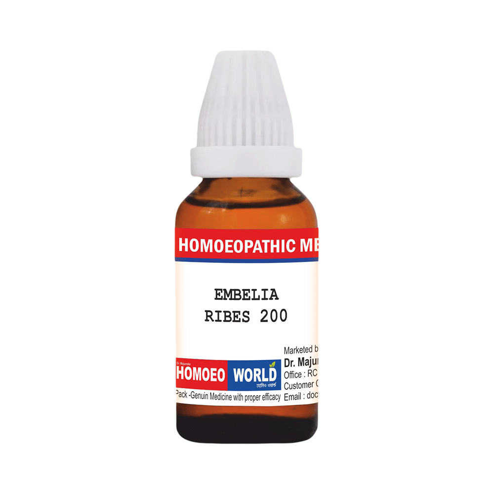 Dr. Majumder Homeo World Embelia Ribes Dilution (30ml Each) 200 - Image 1