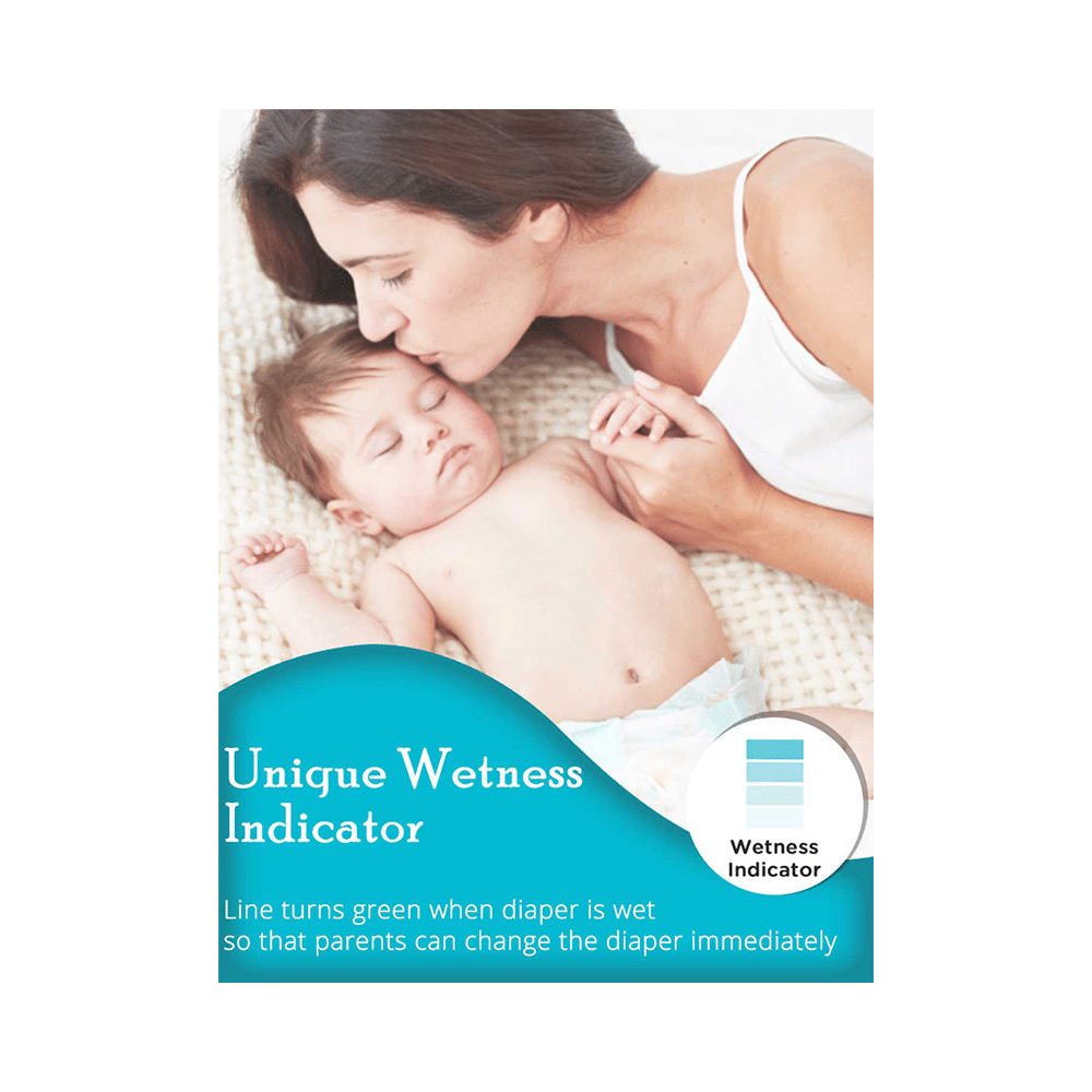 Mee Mee Premium Breathable Baby Diapers with Wetness Indicator (12 Each) - Image 3