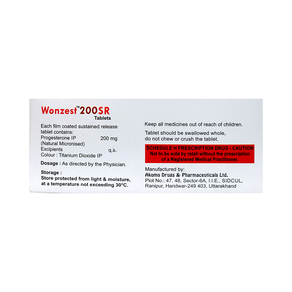 Wonzest 200 SR Tablet - Image 2