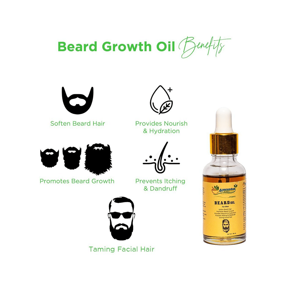 Ayurvedan Herbs India Beard Growth  Oil - Image 4
