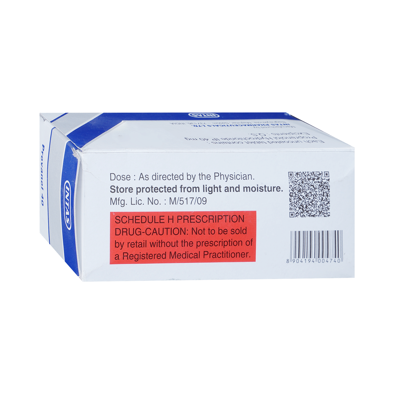 Provanol 40mg Tablet - Image 4