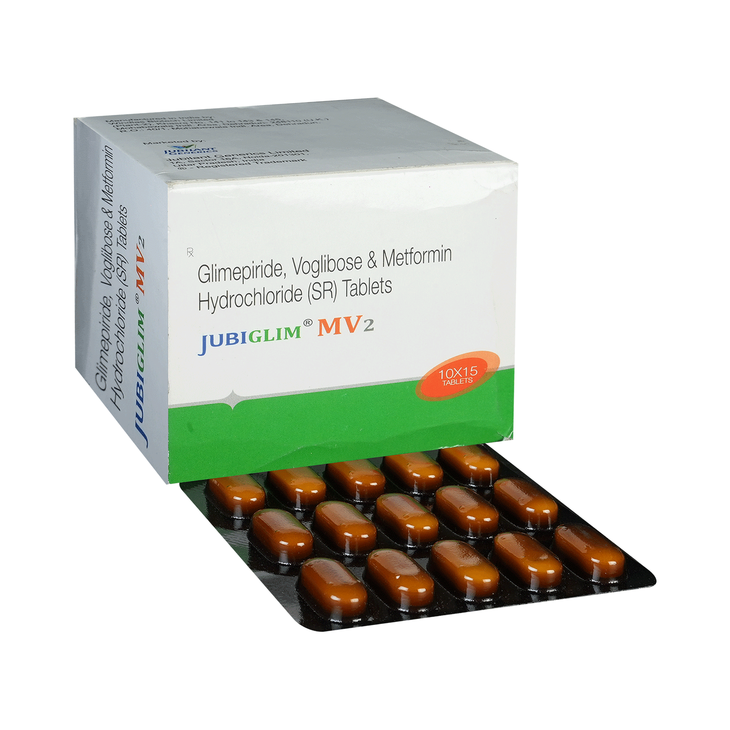 Jubiglim MV 2 Tablet SR - Image 1
