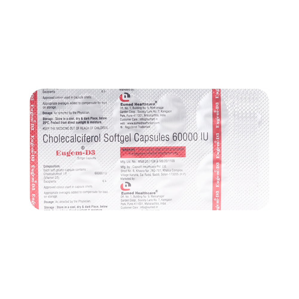 Eugem-D3 Softgel Capsule - Image 3