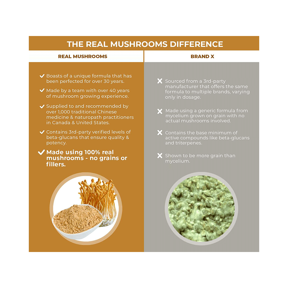 Real Mushrooms Cordyceps-M Peak Performance Powder - Image 3