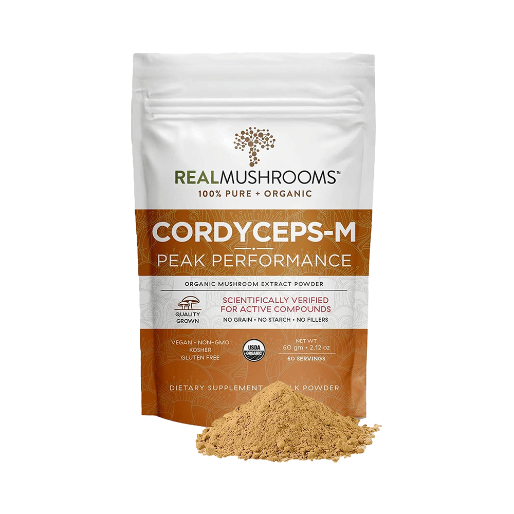 Real Mushrooms Cordyceps-M Peak Performance Powder - Image 1