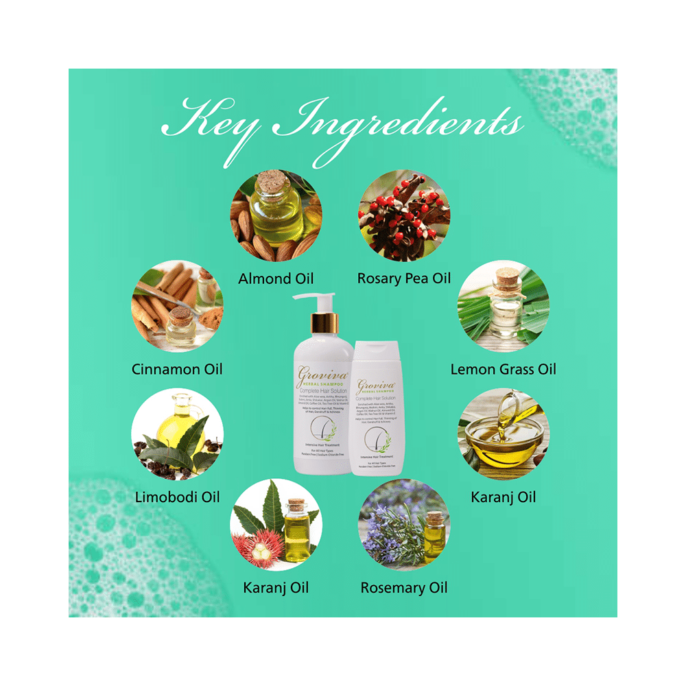 Groviva Herbal Shampoo (300ml Each) - Image 4