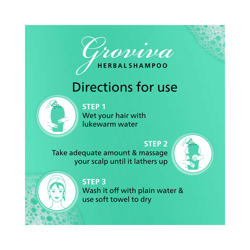Groviva Herbal Shampoo (300ml Each) - Image 7