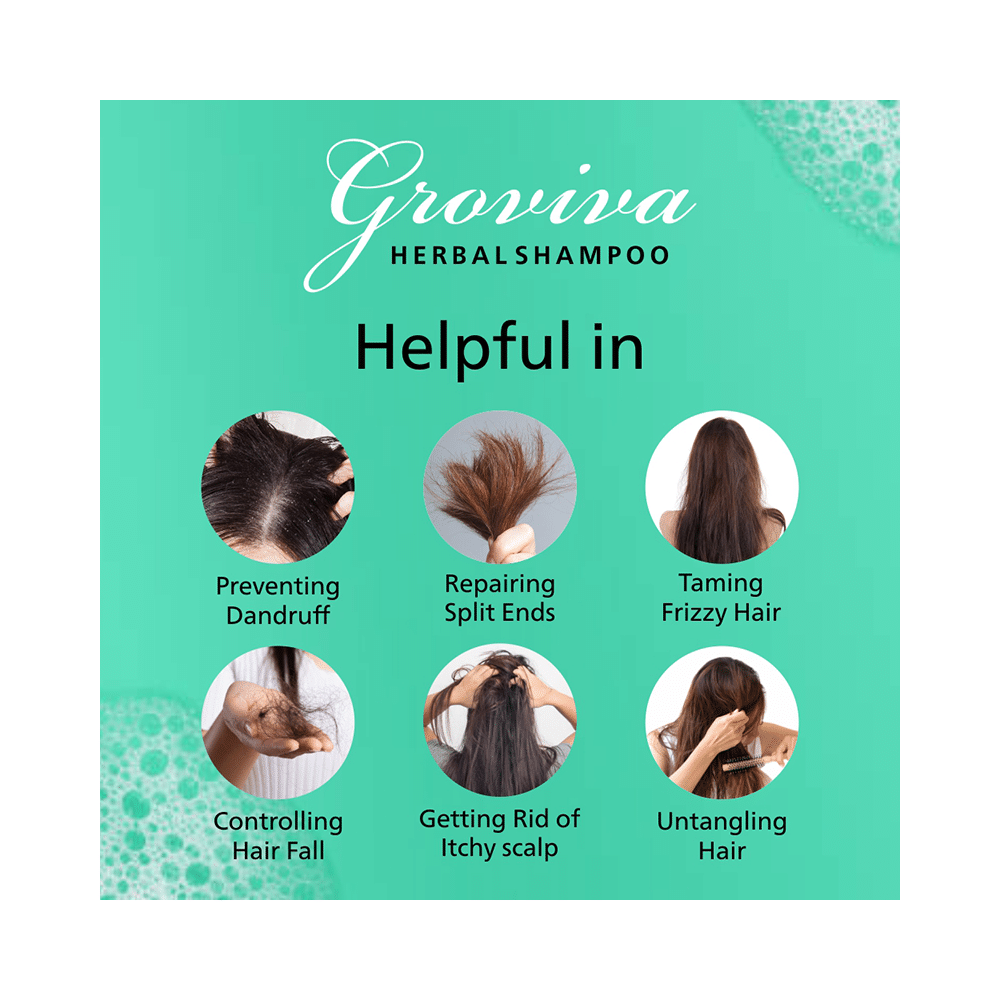 Groviva Herbal Shampoo (300ml Each) - Image 5