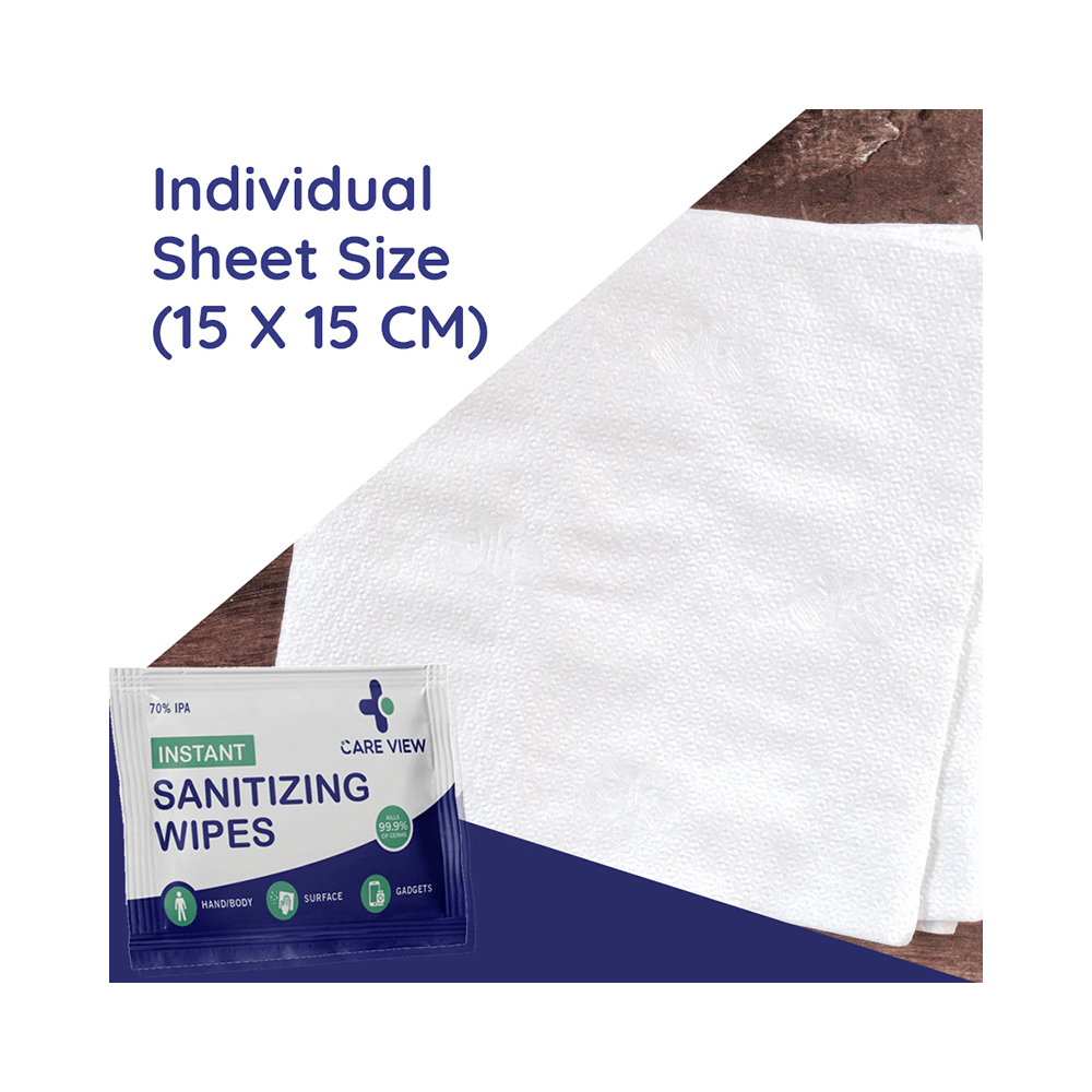 Care View CV1511 Instant Sanitizing Wipes 70%IPA - Image 4