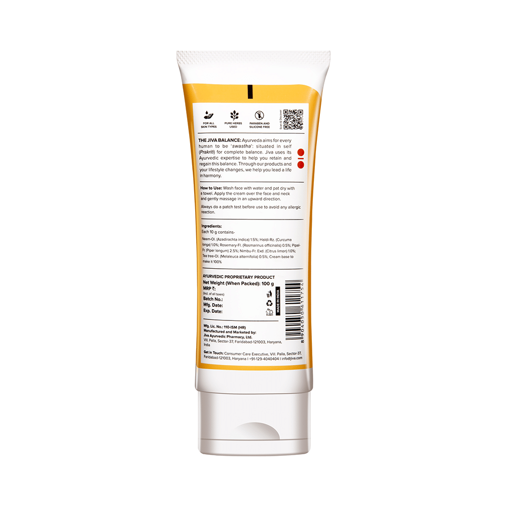 Jiva Ayurveda Turmeric Cream Spotless Skin (100gm Each) - Image 5
