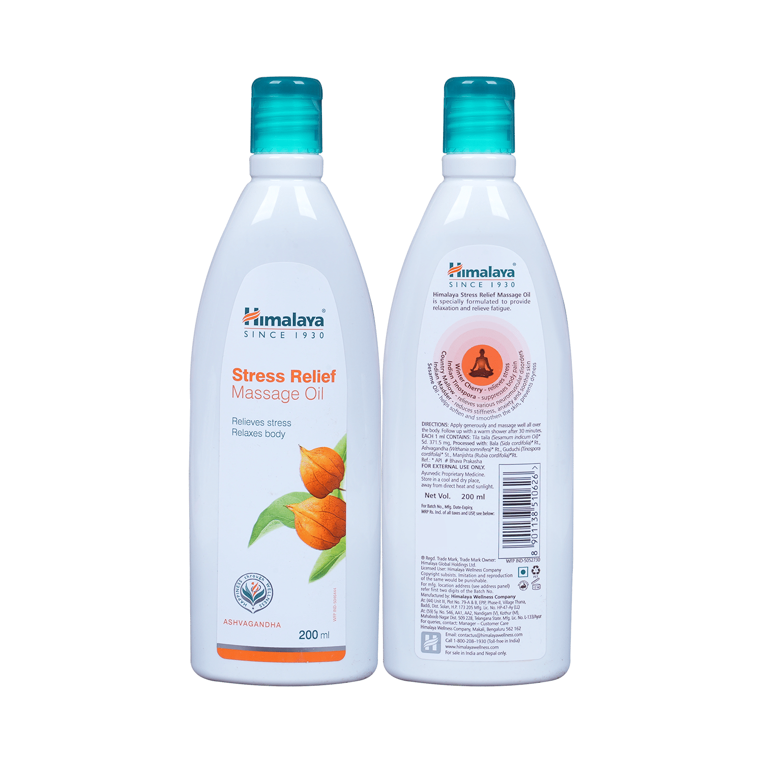Himalaya Wellness Stress Relief Massage Oil - Image 1