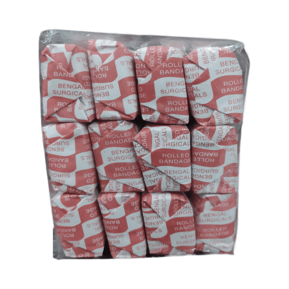 Absorbent Cotton Medical Gauze Roll Bandage (12 Each) 5cm x 5m - Image 2