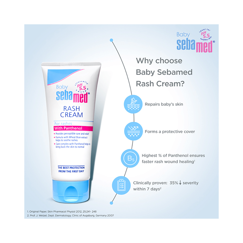 Sebamed Baby Rash Cream with Panthenol & Wheat Bran Extract - Image 4